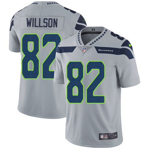 Nike Seahawks #82 Luke Willson Grey Alternate Men's Stitched NFL Vapor Untouchable Limited Jersey